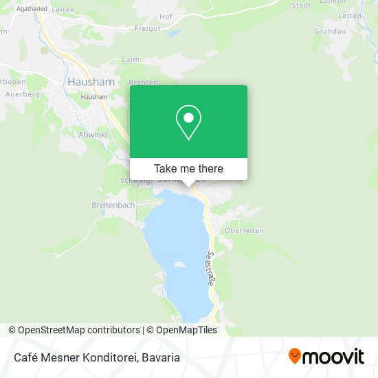 Café Mesner Konditorei map