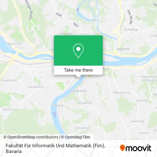 Карта Fakultät Für Informatik Und Mathematik (Fim)