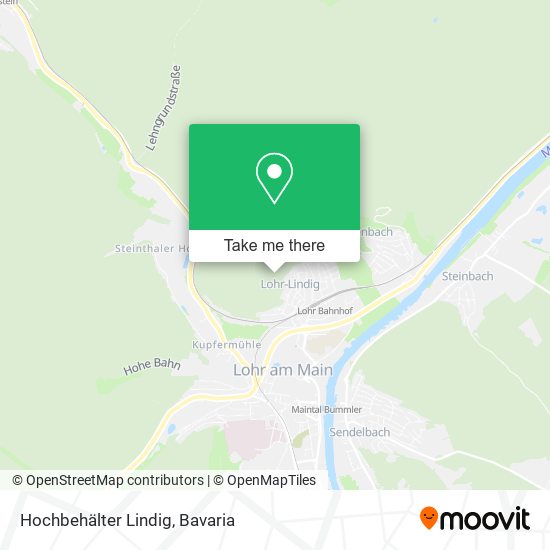 Hochbehälter Lindig map