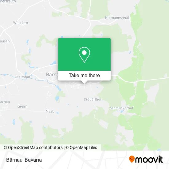 Карта Bärnau