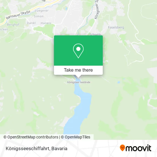 Карта Königsseeschiffahrt