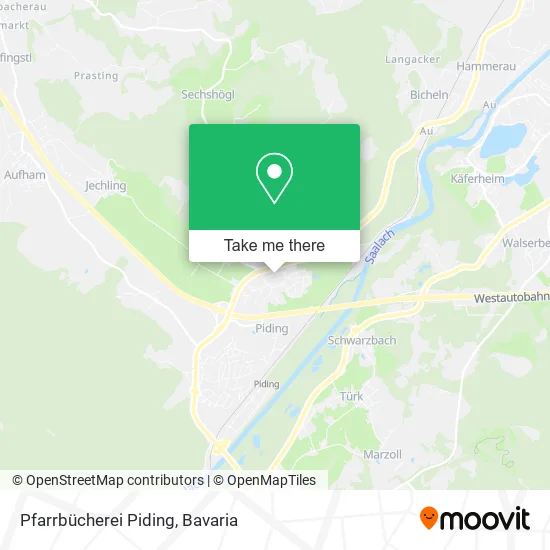 Карта Pfarrbücherei Piding