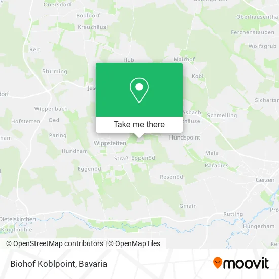 Карта Biohof Koblpoint