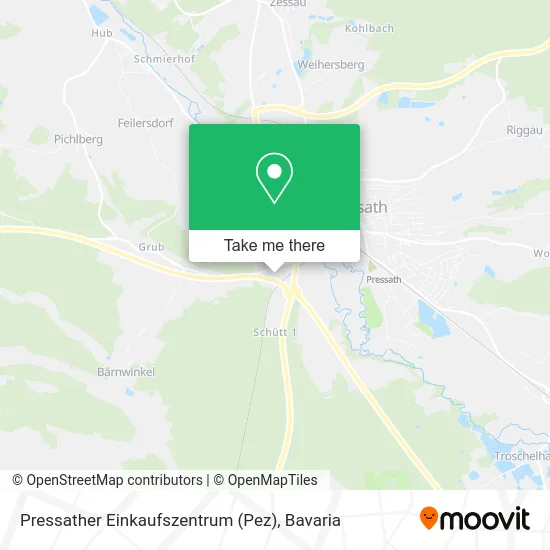 Карта Pressather Einkaufszentrum (Pez)