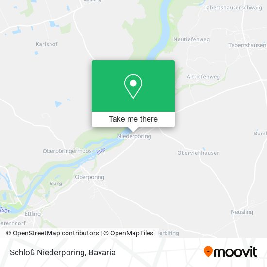 Schloß Niederpöring map