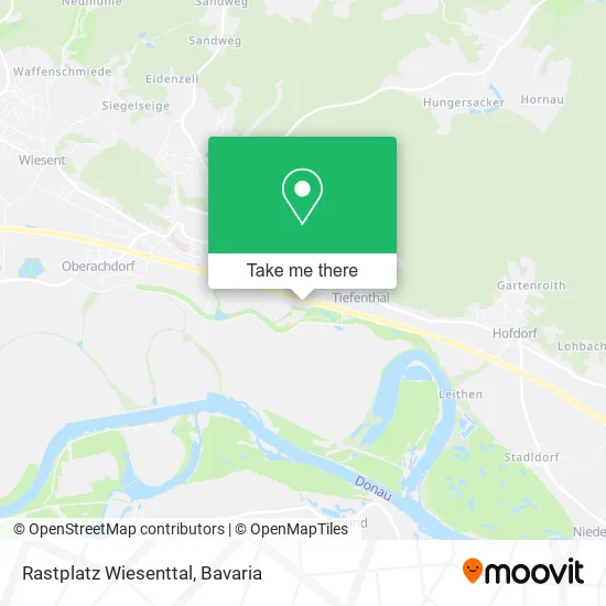 Карта Rastplatz Wiesenttal
