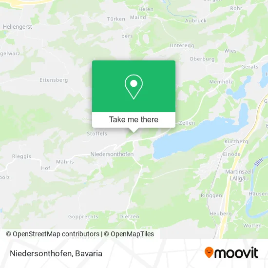 Карта Niedersonthofen