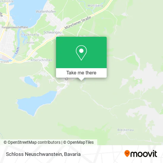 Карта Schloss Neuschwanstein