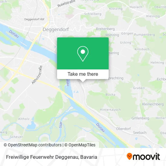 Карта Freiwillige Feuerwehr Deggenau