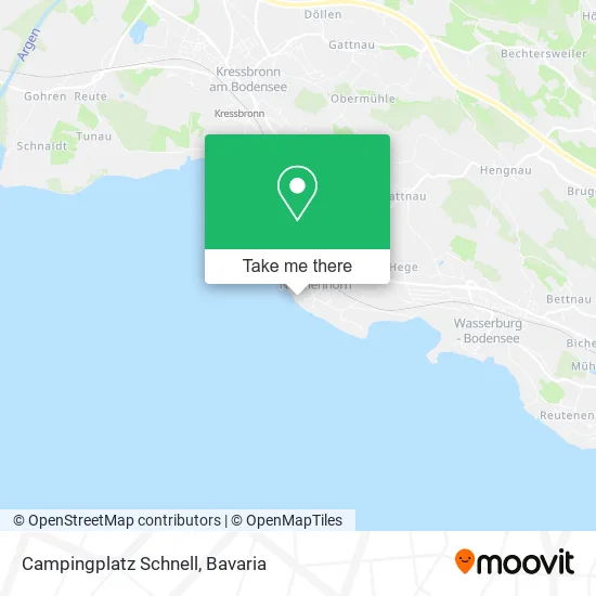 Карта Campingplatz Schnell