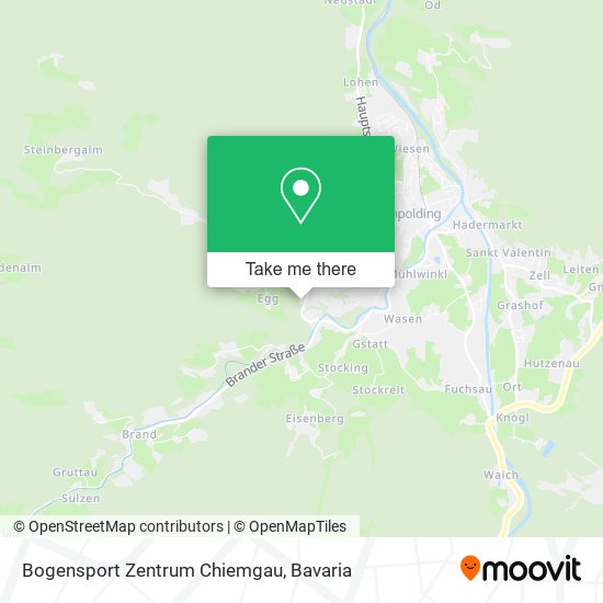 Bogensport Zentrum Chiemgau map