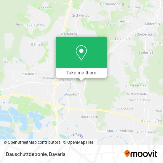 Карта Bauschuttdeponie