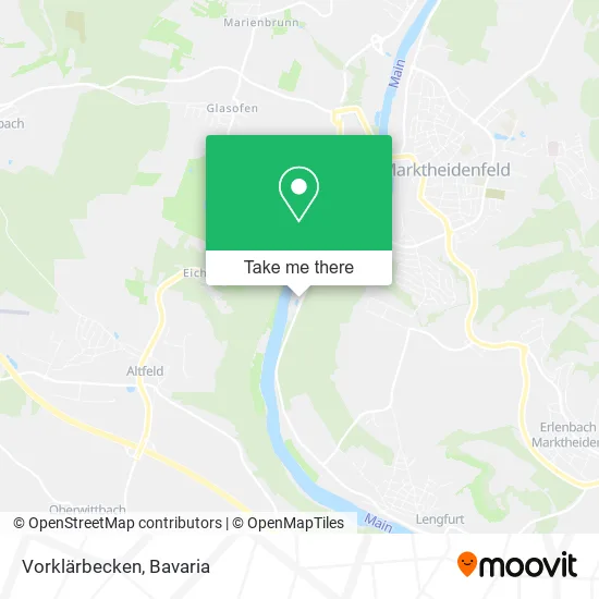 Карта Vorklärbecken