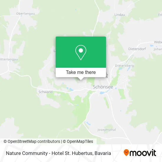 Карта Nature Community - Hotel St. Hubertus