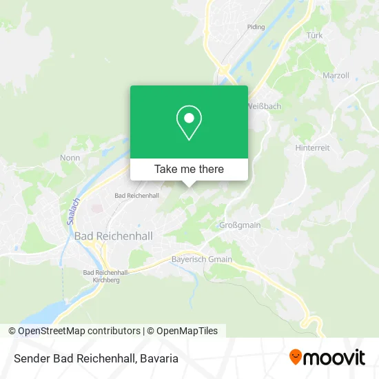Карта Sender Bad Reichenhall