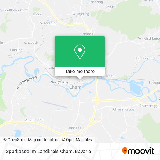 Sparkasse Im Landkreis Cham map