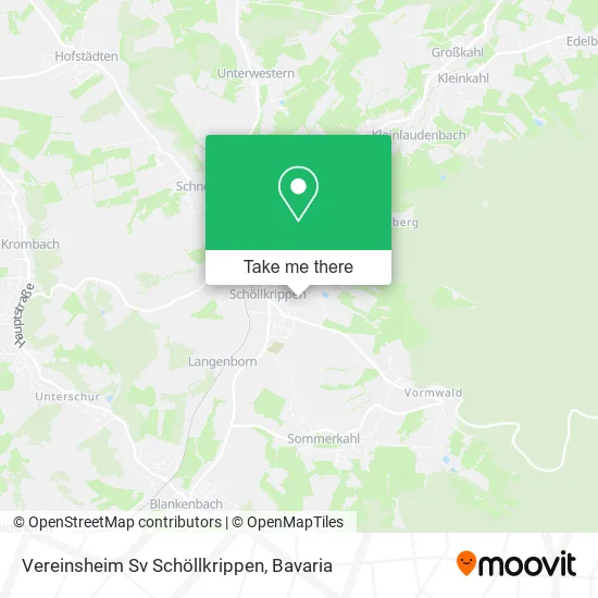 Карта Vereinsheim Sv Schöllkrippen