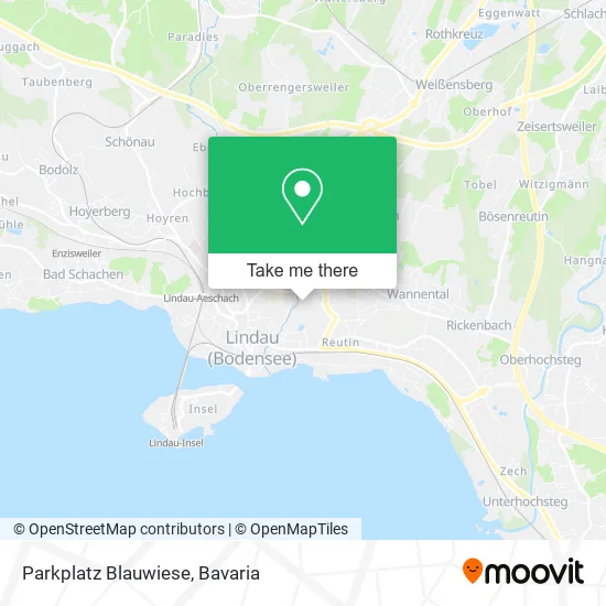 Карта Parkplatz Blauwiese