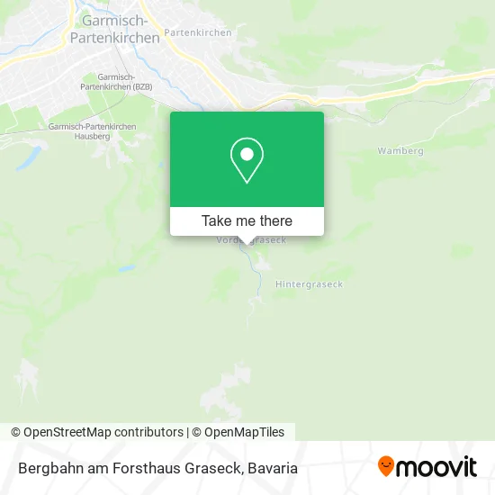 Карта Bergbahn am Forsthaus Graseck