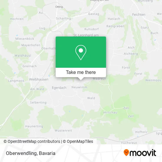 Карта Oberwendling