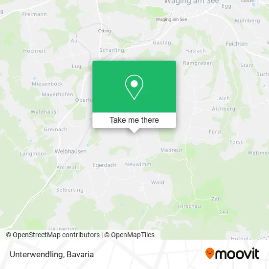 Карта Unterwendling