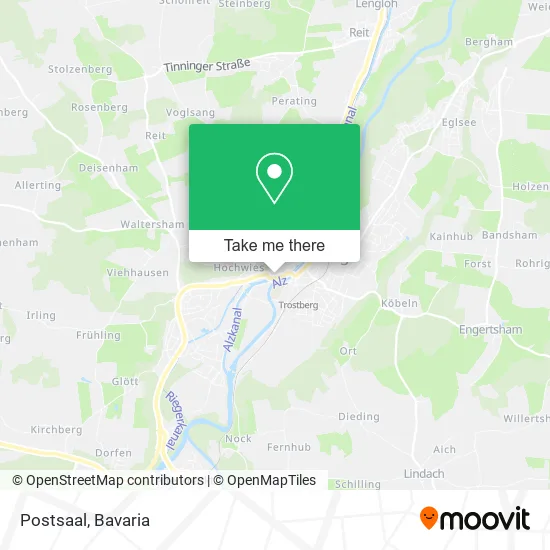 Карта Postsaal