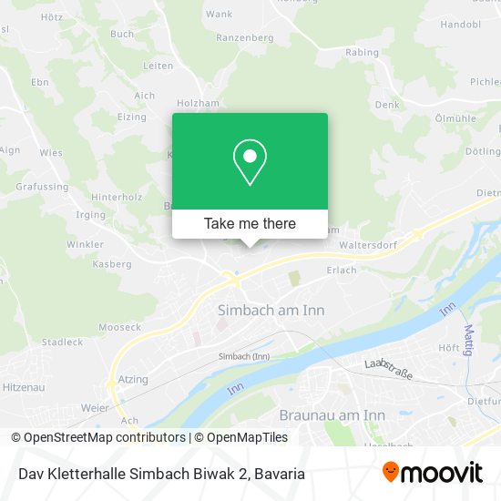 Dav Kletterhalle Simbach Biwak 2 map