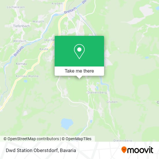 Dwd Station Oberstdorf map