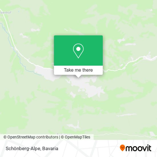 Schönberg-Alpe map