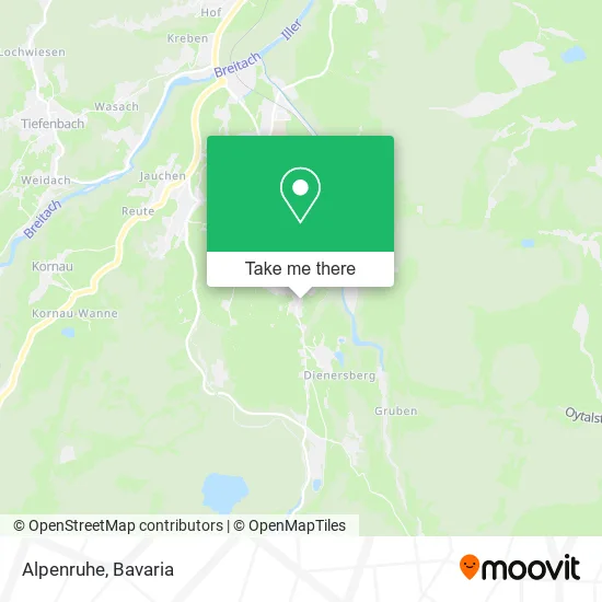 Карта Alpenruhe