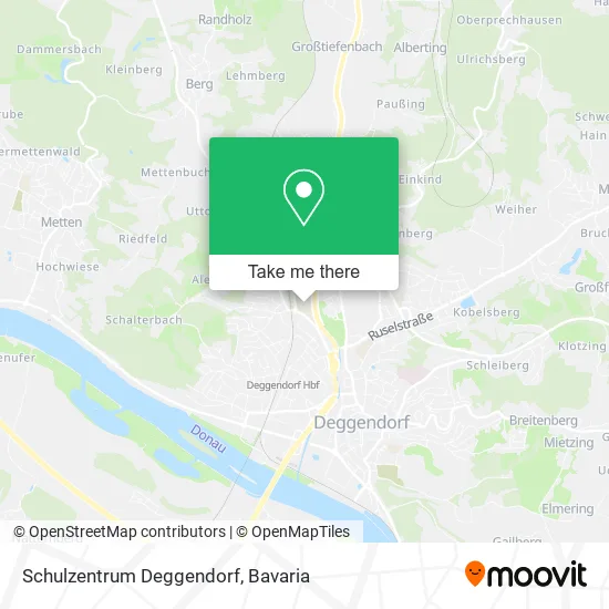 Карта Schulzentrum Deggendorf