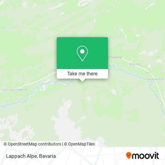Lappach Alpe map