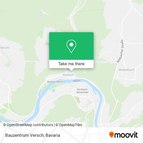 Bauzentrum Versch map