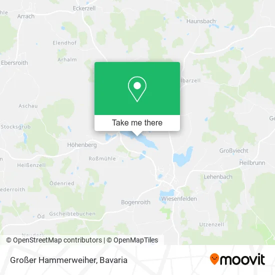 Карта Großer Hammerweiher