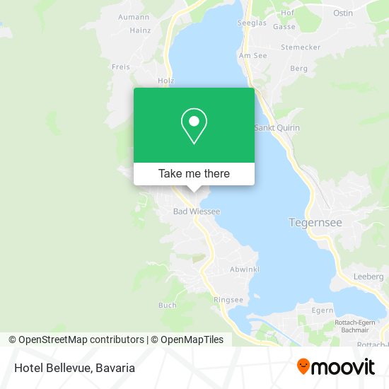 Hotel Bellevue map