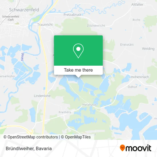 Карта Bründlweiher