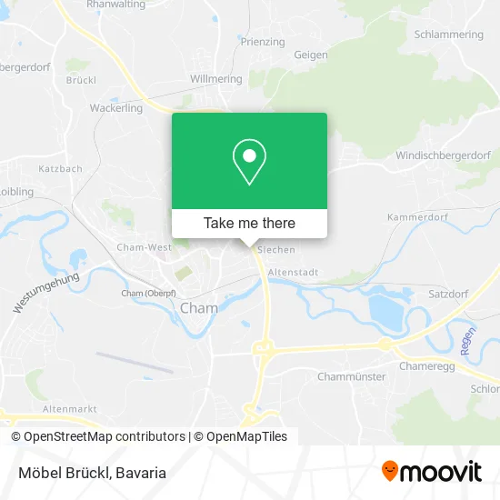 Карта Möbel Brückl