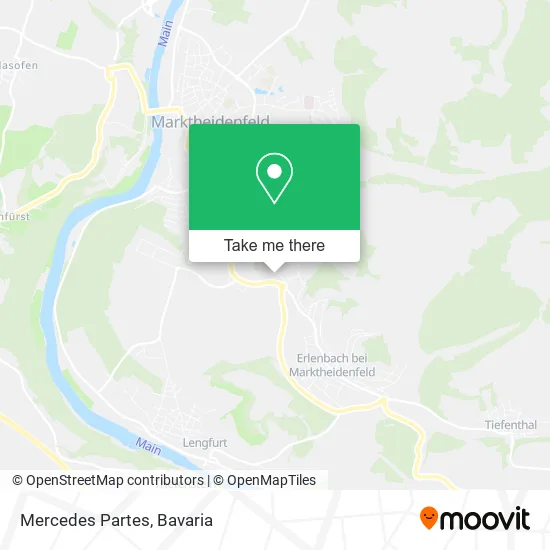 Карта Mercedes Partes