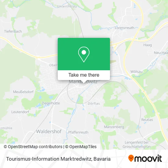 Карта Tourismus-Information Marktredwitz