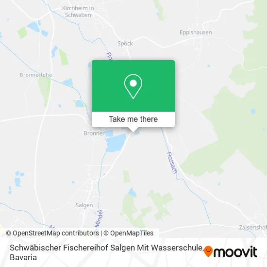 Карта Schwäbischer Fischereihof Salgen Mit Wasserschule