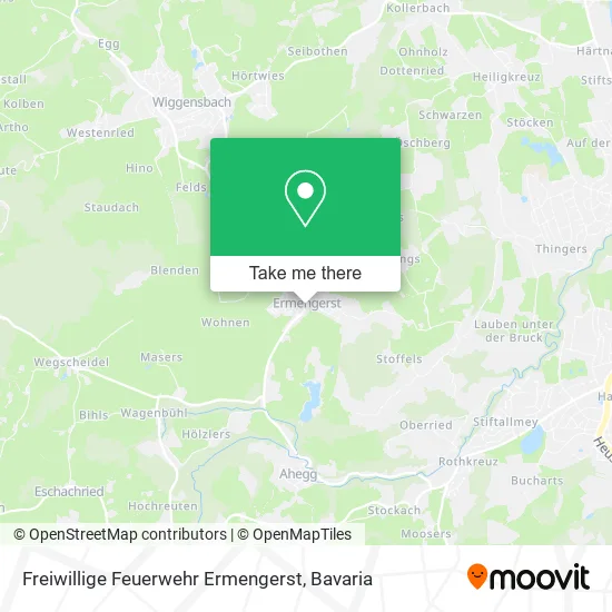 Карта Freiwillige Feuerwehr Ermengerst