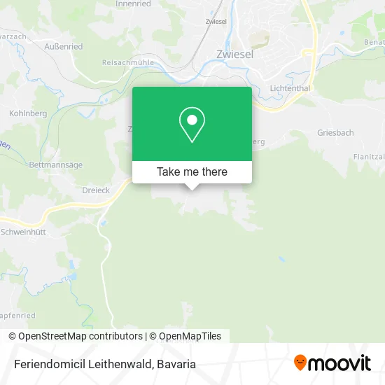 Карта Feriendomicil Leithenwald