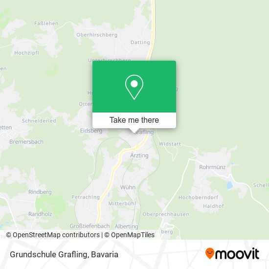 Grundschule Grafling map