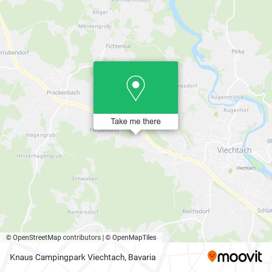 Knaus Campingpark Viechtach map