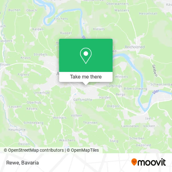 Карта Rewe