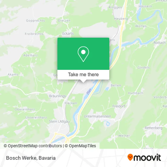 Карта Bosch Werke