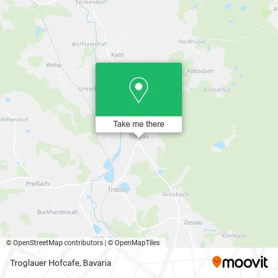 Карта Troglauer Hofcafe