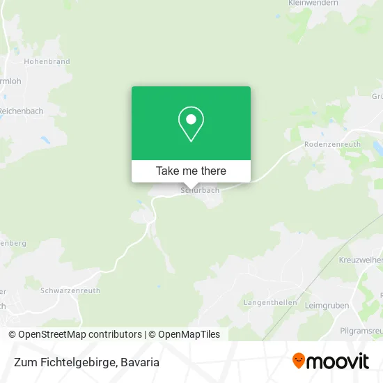 Карта Zum Fichtelgebirge