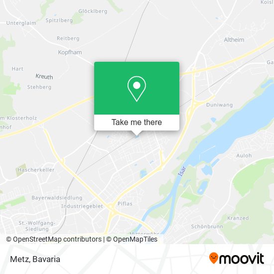 Карта Metz