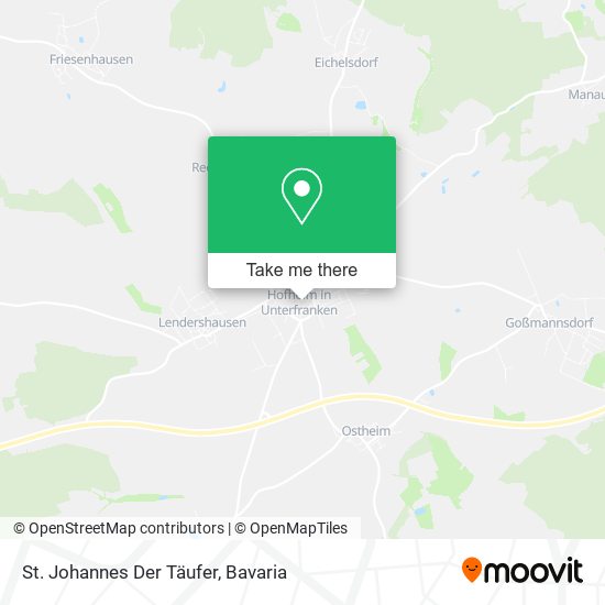 St. Johannes Der Täufer map
